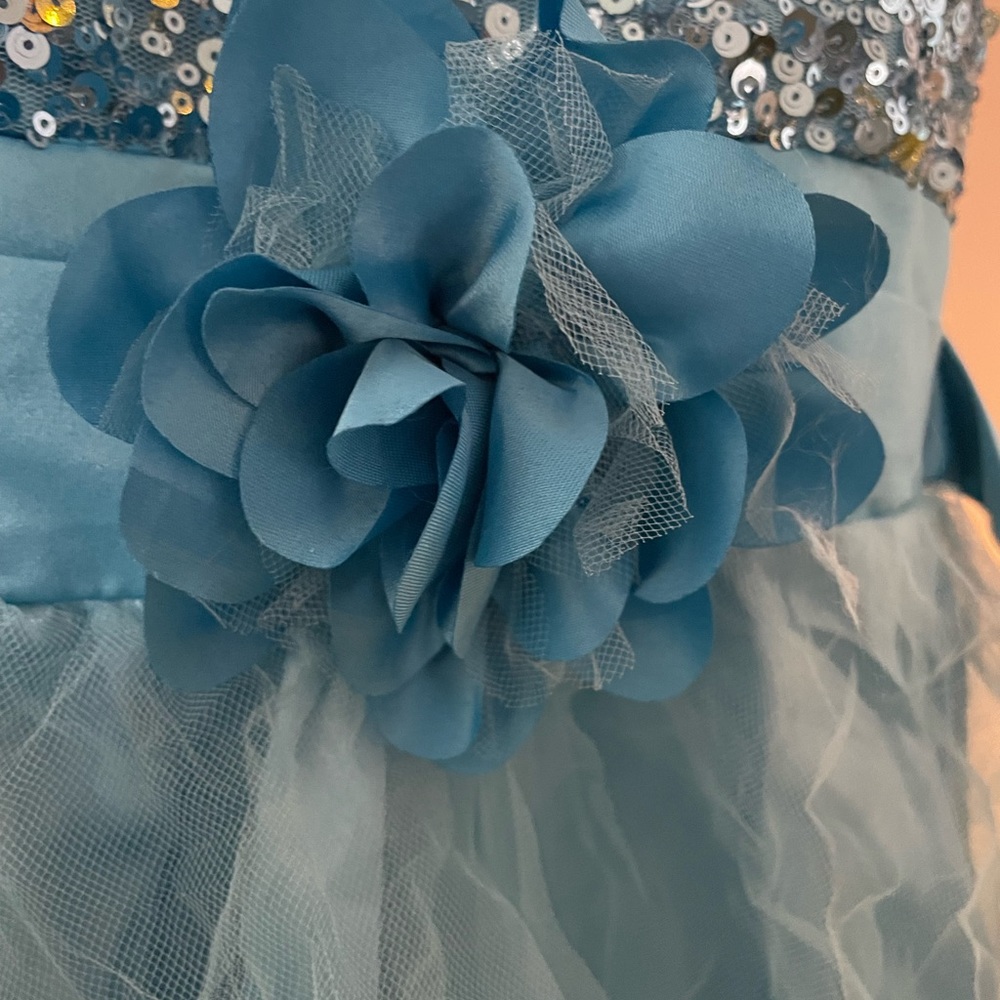 Pretty Blue toddler party dress